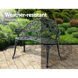 Bench Metal Bench Classic Designs Durable - Green