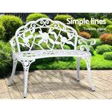Bench Metal Bench Classic Designs Durable Popular – White