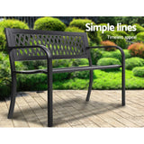 Bench Metal Bench Classic Designs Durable in  Black