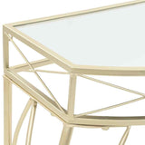 Table Stand Entrance Hall Side Table Glass And Metal