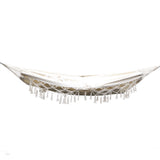 Swing hammock Hanging bed Swing Tassel Hammock Swing Bed Cream