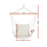 Swing Hammock Hanging Hammock  Swing Chair - Cream