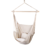 Swing Hammock Swing Chair Hanging and Comfy - Cream
