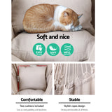 Swing Hammock Swing Chair Hanging and Comfy - Cream