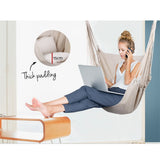 Swing Hammock Swing Chair Hanging and Comfy - Cream