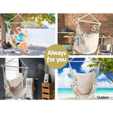 Swing Hammock Hanging Chair Comfy  - Cream