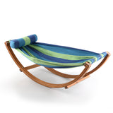 Hammock for Kids Timber Hammock Bed style Swing - Blue