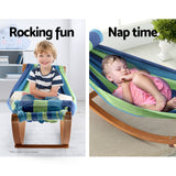 Hammock for Kids Timber Hammock Bed style Swing - Blue