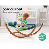 Hammock for Kids Timber Hammock Bed style Swing - Blue