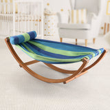 Hammock for Kids Timber Hammock Bed style Swing - Blue