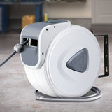 Air Hose Reel 20m Retractable Rewind Swivel Wall Mount Compressor Garage