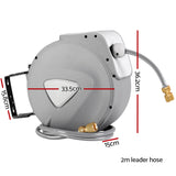 Hose Reel Retractable 20m  hassle-free unwind and rewind with  Auto Rewind and Spray Gun