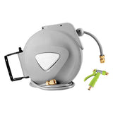 Hose Reel Retractable 20m  hassle-free unwind and rewind with  Auto Rewind and Spray Gun