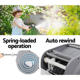 Hose Reel Retractable Reel 30M Garden Water Auto Rewind Spray Gun