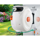 Hose Reel Retractable 20M Garden Water Spray Gun Auto Rewind