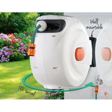 Hose Reel Retractable Spray Gun Hose Reel 30M Water Hose auto system Auto Rewind