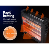 Heater 2200W Portable Electric Convection and Infrared Radiant Heater Heating Panel