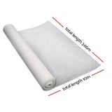 Shade Sun Shade Cloth  3.66x10m Shadecloth Sail Garden Mesh Roll Outdoor White 50% UV