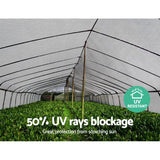 Shade Sun Shade Cloth  3.66x10m Shadecloth Sail Garden Mesh Roll Outdoor White 50% UV