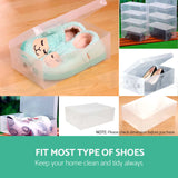 Shoe Storage Boxes Transparent Set 20/40/80 Shoe Easy Store And See Whats Inside