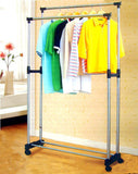 Metal Hanger Garments Portable Adjustable For Clothing Garments Drying Rack Hanger