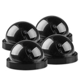 Cameras Fake For Security x4 SET Red Flashing- Looking Real