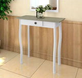 Table Stand Hall Classic White/Black/Brown Green Drawer (_