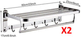 Rack Big Metal and Chrome Finish