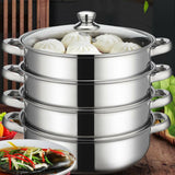 Steamer Stainless Steel for health steam cooking 4 or 5 level best Kitchen Tool