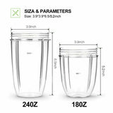 Blade Cross and five pieces total set for For NutriBullet 900W/600W