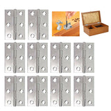 Hinges folding brushed steel selling as set of 10    jol9023