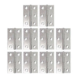 Hinges folding brushed steel selling as set of 10    jol9023