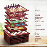 Wooden Case Many Games - jol9096