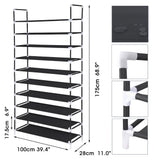 Shoe Storage Black Big Tall For many pairs jol9797AA