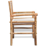 Natural Materials Set Table and Chairs, 3 items set Bamboo " jolbaset "150