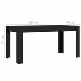 Table Black  Stand Modern jolblatag 120cm
