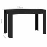 Table Black  Stand Modern jolblatag 120cm