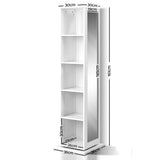 Storage Tall 5 Lev Mirror  Hooks Turning Hang jolcorne