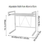 Storage over appliance shelves stand Metal