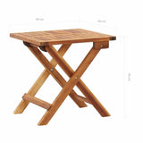 Portable Table Practical And Folding Wood Solid