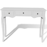 Table Stand Classic White Drawers