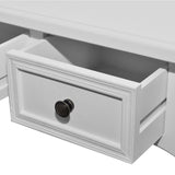 Table Stand Classic White Drawers