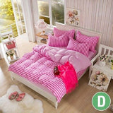 Set Cover And 2 Pillows Pink Double Size