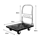 Trolley very Practical, Easy To fold and carry Or store Away
