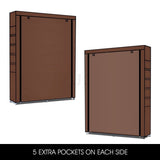 Shoe Storage Xtra Big With Cover Brown jolkaf2big