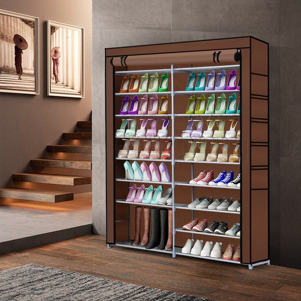 Shoe Storage Xtra Big With Cover Brown jolkaf2big
