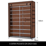 Shoe Storage Xtra Big With Cover Brown jolkaf2big