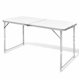 Portable Table Practical And Folding with 4 Chairs  jolmenikki4