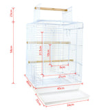 Cage Big White Practical Opening Top jolpartio
