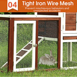 Pet Rabbit New design Easy Clean Safe with Plenty Space Hutch